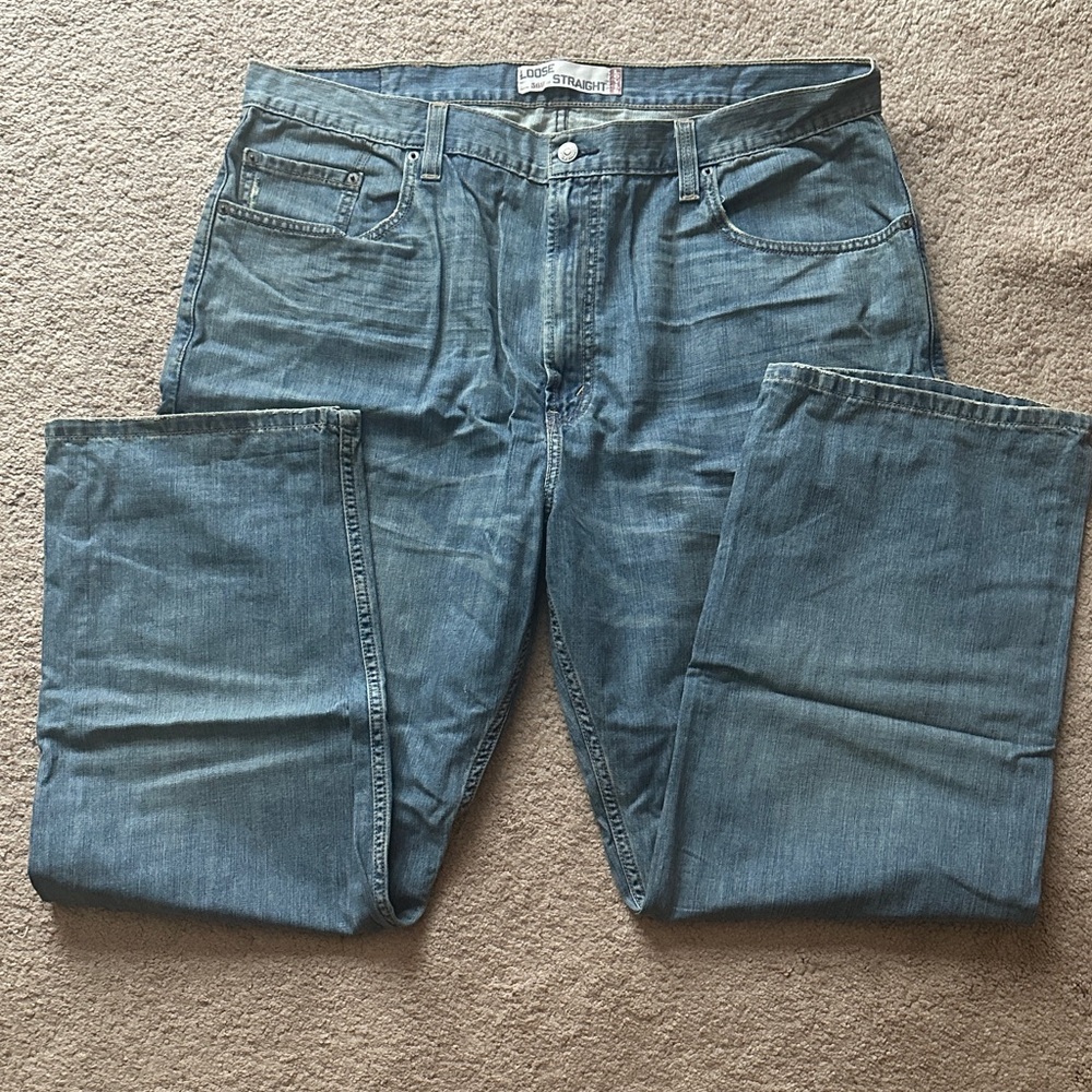 Levi's 569 Loose Straight Fit Jeans - Light Blue